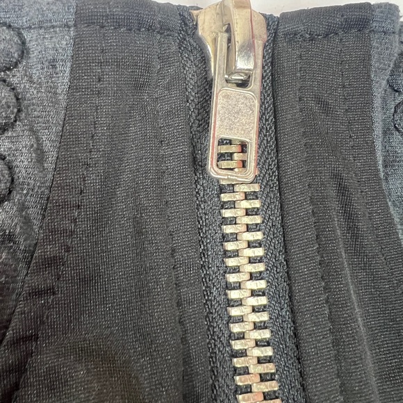 Unif Vegan Leather Cropped Top Textured Dots Black Wash Tank Revolve Grunge - Picture 9 of 14